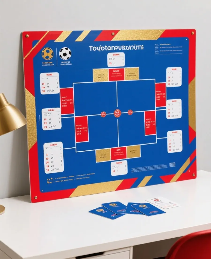 世界杯赛程阶段与淘汰赛路径展示